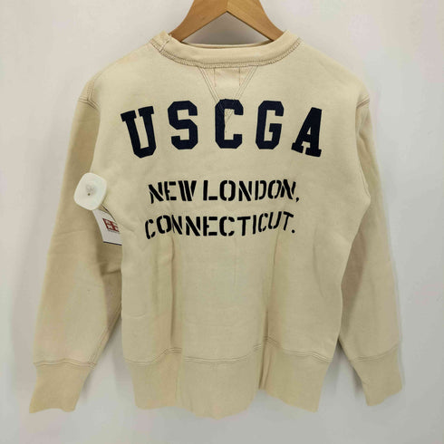 BOOTLEGGERS POWER WEAR 両V COASTG GUARD ACADEMY プリント セットイン スリーブ クルーネック スウェット USCG メンズ US:36