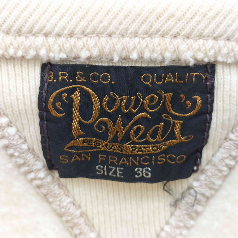 BOOTLEGGERS POWER WEAR 両V COASTG GUARD ACADEMY プリント セットイン スリーブ クルーネック スウェット USCG メンズ US:36