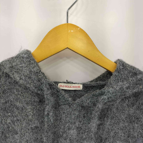 old folk house ウール ニット プルオーバーパーカー domestic メンズ 4