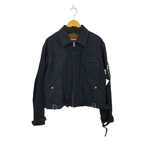 マツフジ MATSUFUJI フロントジップ デニムジャケット メンズ 3
