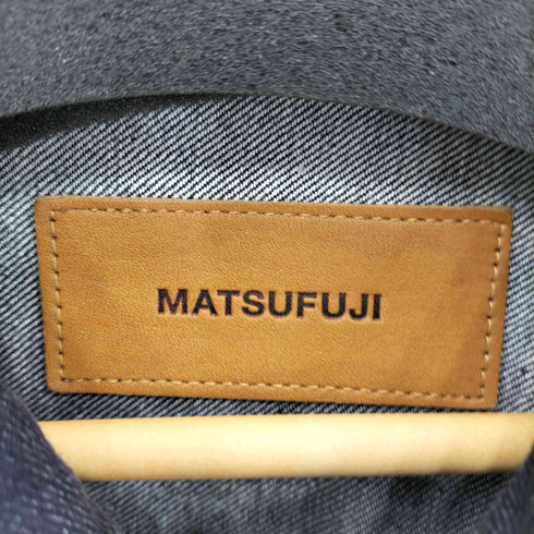 マツフジ MATSUFUJI フロントジップ デニムジャケット メンズ 3
