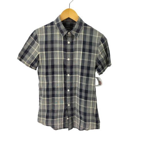 アーペーセー A.P.C. RUE MADAME PARIS チェック半袖シャツ メンズ