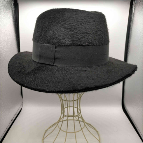 サンローラン Saint Laurent Fedora Hat Rabbit Felt Cowboy フェドーラ ラビット シャギーフェルト 中折れ ハット メンズ S