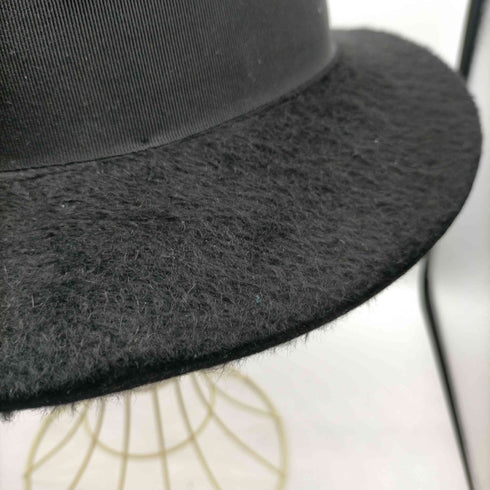 サンローラン Saint Laurent Fedora Hat Rabbit Felt Cowboy フェドーラ ラビット シャギーフェルト 中折れ ハット メンズ S