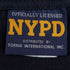 NYPD New York Police Department ワッペン刺繍 半袖クルーネックTシャツ メンズ import:XL