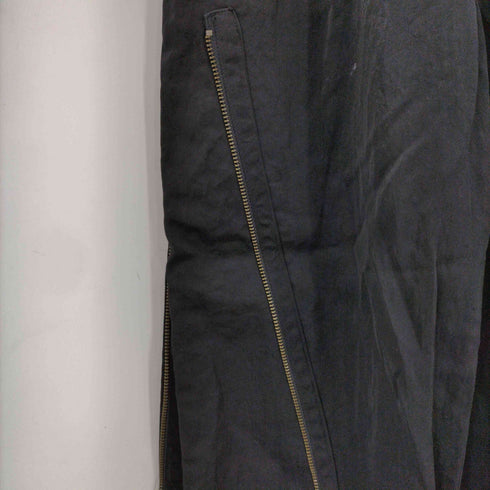 イッセイミヤケ ISSEY MIYAKE 90s 筆タグ サイドジップ 2タック ナイロンパンツ レディース 7