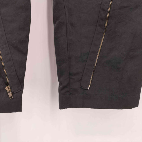 イッセイミヤケ ISSEY MIYAKE 90s 筆タグ サイドジップ 2タック ナイロンパンツ レディース 7