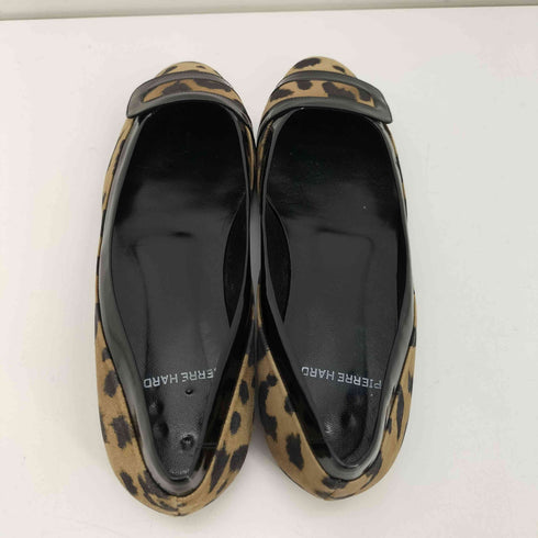 ピエールアルディ PIERRE HARDY イタリア製 レオパード柄 バレエ フラット シューズ レディース 37 1/2