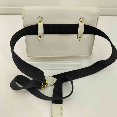 イヴサンローラン Yves Saint Laurent 裏地モノグラム ゴールド プレート ショルダー バッグ レディース