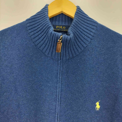 ポロラルフローレン POLO RALPH LAUREN 現行タグ ポニー刺繍 ハーフジップ ハイネックニット プルオーバー メンズ import:XXL