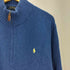 ポロラルフローレン POLO RALPH LAUREN 現行タグ ポニー刺繍 ハーフジップ ハイネックニット プルオーバー メンズ import:XXL