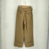 ユナイテッドアローズグリーンレーベルリラクシング UNITED ARROWS green label relaxing FM 2タック ベルテッド パンツ レディース 36