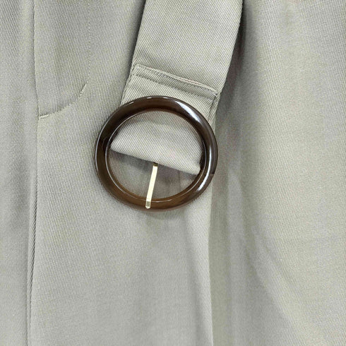 ユナイテッドアローズグリーンレーベルリラクシング UNITED ARROWS green label relaxing FM 2タック ベルテッド パンツ レディース 36