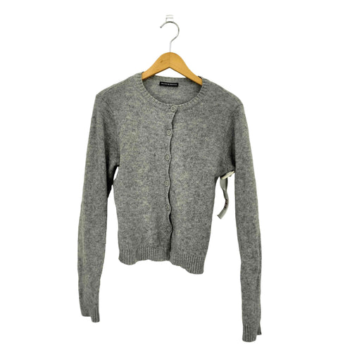 BRANDY MELVILLE スリム クルーネックウールカーディガン レディース