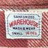 ウエアハウス WAREHOUSE ブロックチェック ヘビー ネルシャツ メンズ 14-14-1/2