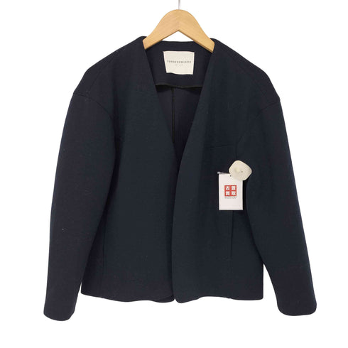 トゥモローランド TOMORROWLAND ボンディングジャージー ノーカラーブルゾン レディース JPN:36