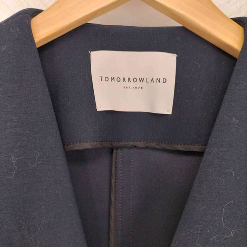 トゥモローランド TOMORROWLAND ボンディングジャージー ノーカラーブルゾン レディース JPN:36