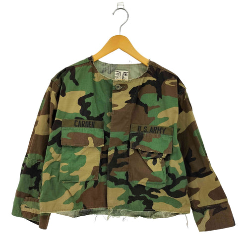 ユーエスアーミー U.S. ARMY CARDEN リメイク クロップド丈 迷彩柄 ジャケット メンズ
