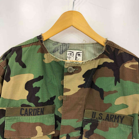 ユーエスアーミー U.S. ARMY CARDEN リメイク クロップド丈 迷彩柄 ジャケット メンズ