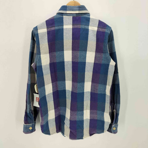 ウエアハウス WAREHOUSE ブロックチェック ヘビー ネルシャツ メンズ 14-14-1/2