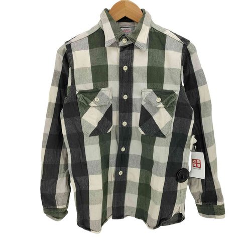 ウエアハウス WAREHOUSE ブロックチェック ヘビー ネルシャツ メンズ 14-14-1/2
