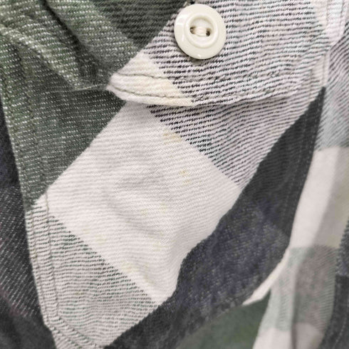 ウエアハウス WAREHOUSE ブロックチェック ヘビー ネルシャツ メンズ 14-14-1/2