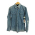 ビッグマック BIG MAC 80S USA製 デニム ウエスタン L/S シャツ メンズ import:M