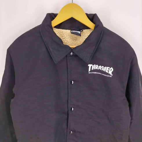 スラッシャー THRASHER 裏地ボア ナイロンコーチ ジャケット メンズ import:M
