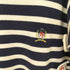 トミーヒルフィガー TOMMY HILFIGER 90S-00S ボーダー柄 vネック コットンニット メンズ JPN:L