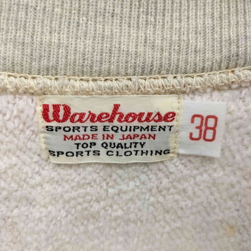 ウエアハウス WAREHOUSE 旧タグ ノルディック柄 霜降り モックネック スウェット メンズ 38