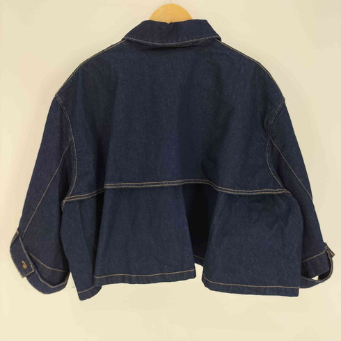 ザラ ZARA TRFデニムケープジャケット レディース JPN:M
