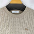 ラコステ LACOSTE ケーブルニットTシャツ レディース EUR:38