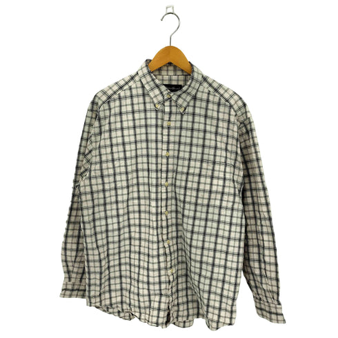 エディーバウアー Eddie Bauer 90S コットン フロントボタン シャツ メンズ L