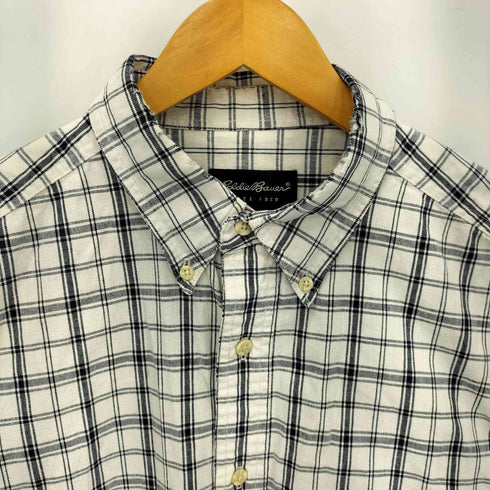 エディーバウアー Eddie Bauer 90S コットン フロントボタン シャツ メンズ L