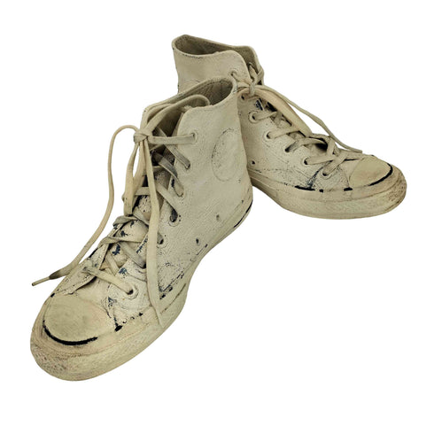 コンバース CONVERSE ペンキ加工 ハイカット スニーカー レディース JPN:24.5