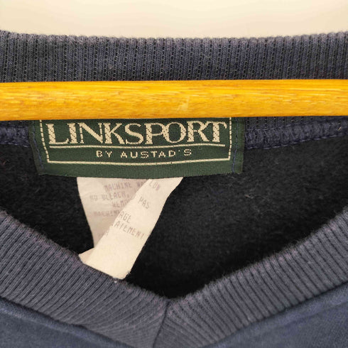 LINKSPORT 90s カナダ製 Vネック スウェット メンズ 2XL