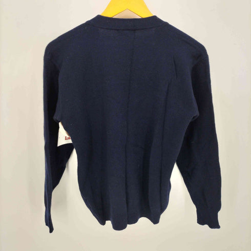 ラルフローレン RALPH LAUREN ダイヤ型 刺繍 Vネック ウール ニット カーディガン メンズ import:M