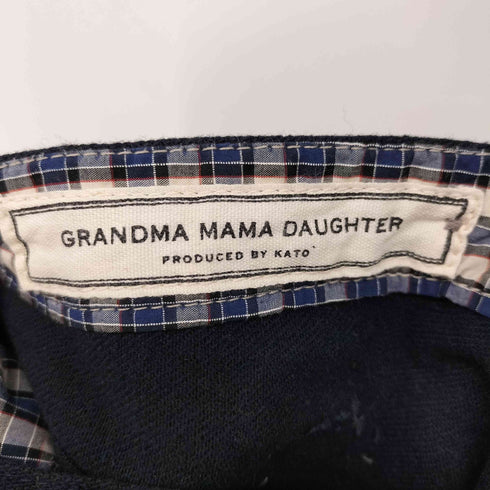 グランドママドーター GRANDMA MAMA DAUGHTER ウール コットン シンチバック テーパード パンツ レディース JPN:1