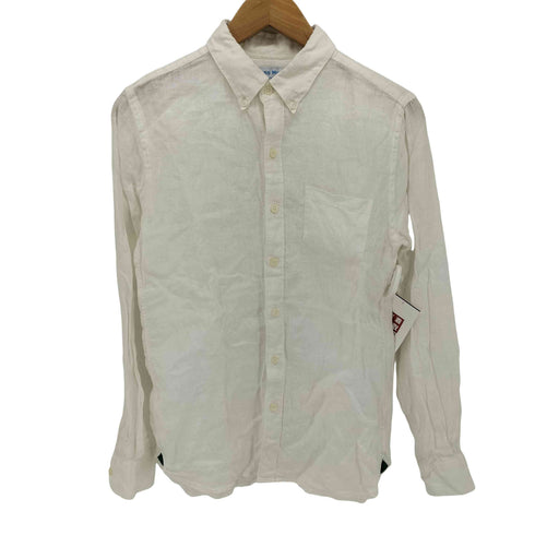 ジェームスモルティマー James Mortimer IRIDH LINEN L/S ボタンダウン シャツ レディース 34