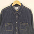 ヒューストン HOUSTON USA COTTON DENIM WORK SHIRT USAコットンデニムワークシャツ メンズ import:XL