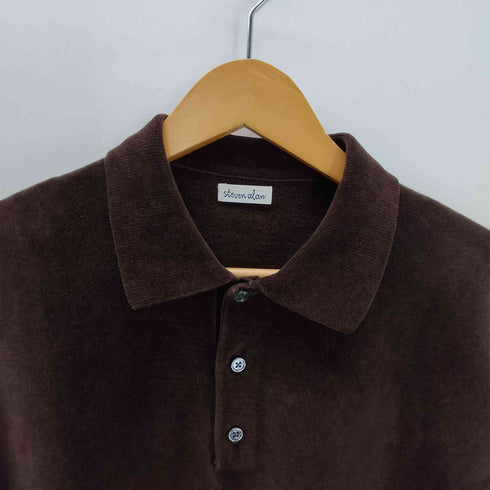 スティーブンアラン Steven Alan 25AW 3B コットン ニット ポロシャツ メンズ JPN:L