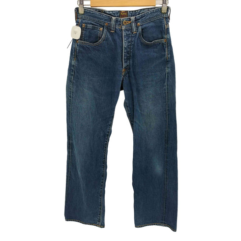 リー Lee 90S 日本製 復刻 30's LOT 1101 COWBOY 青耳セルビッチ ヘアオンハイド カウボーイ デニム パンツ メンズ 28x34