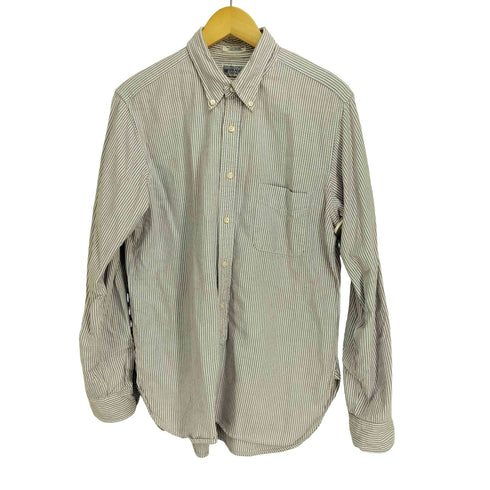 エンジニアードガーメンツ Engineered Garments WORKADAY ボタンダウン ストライプ 長袖シャツ メンズ import:L