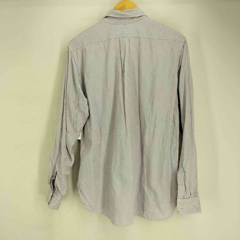 エンジニアードガーメンツ Engineered Garments WORKADAY ボタンダウン ストライプ 長袖シャツ メンズ import:L