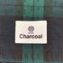 ORIGINAL CHARCOAL 刺し子 フリンジ ストール メンズ