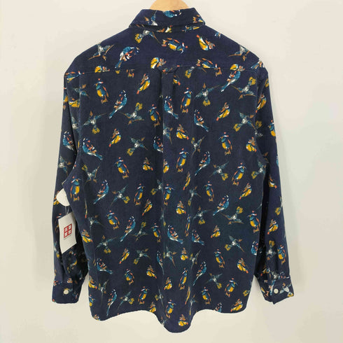 テンプテーション Temptation アニマル 総柄 プリント ネル L/S レギュラーカラー シャツ メンズ JPN:M