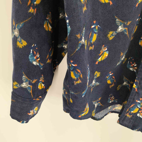 テンプテーション Temptation アニマル 総柄 プリント ネル L/S レギュラーカラー シャツ メンズ JPN:M