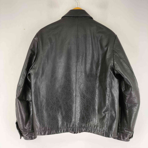 ギャップ Gap 00S old 裏地キルティング カウレザー ジャケット メンズ JPN:S