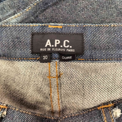 アーペーセー A.P.C. CURE リジットデニムパンツ メンズ 30