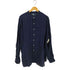 ポロバイラルフローレン Polo by RALPH LAUREN 90S BERNARD リネン バンドカラー シャツ メンズ import:XL